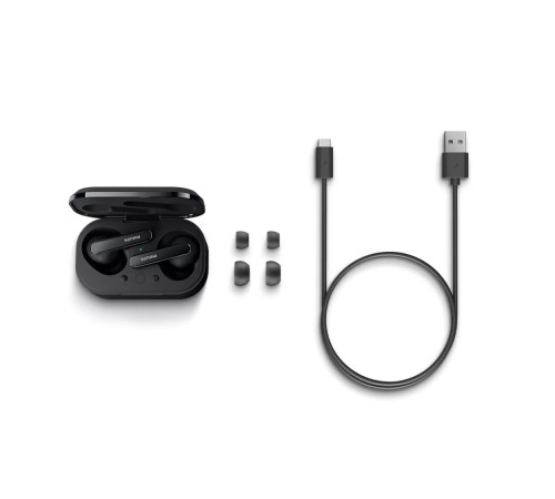 Навушники Philips TAT5506 TWS ANC Pro IPX5 Touch control Mic Чорний