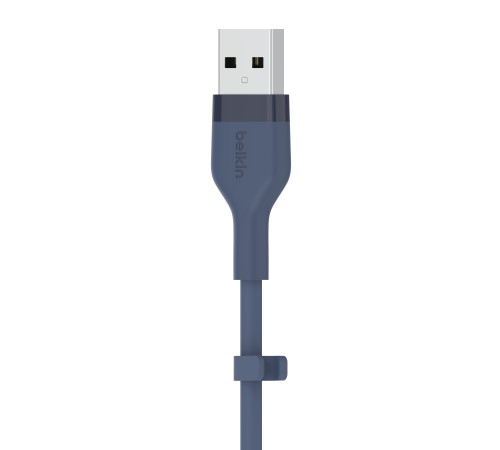 Кабель Belkin USB-A - Lightning силіконовий, з кліпсою, 1м, синій