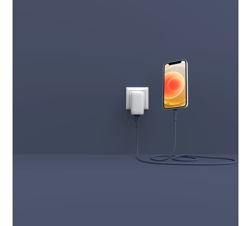 Кабель Belkin USB-A - Lightning силіконовий, з кліпсою, 1м, синій