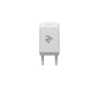 Мережевий ЗП 2E USB Wall Charger USB:DC5V/1A, white