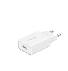 Мережевий ЗП Belkin (18W) USB-A 3A, QC3, white