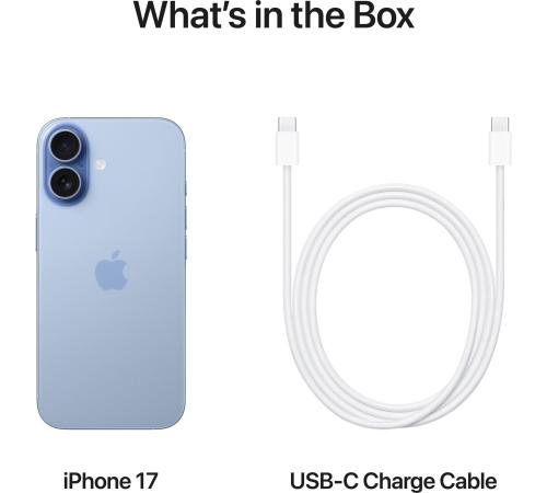 Смартфон Apple iPhone 17 256GB eSim Mist Blue (MG484)