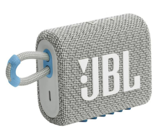 Акустична система JBL Go 3 Eco White (JBLGO3ECOWHT) (JBLGO3ECOWHT)