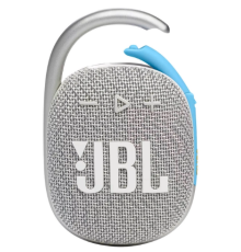 Портативна колонка JBL Clip 4 Eco White (JBLCLIP4ECOWHT) (JBLCLIP4ECOWHT)