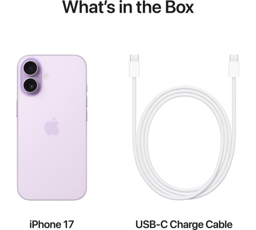 Смартфон Apple iPhone 17 256GB Lavender (MG6M4)