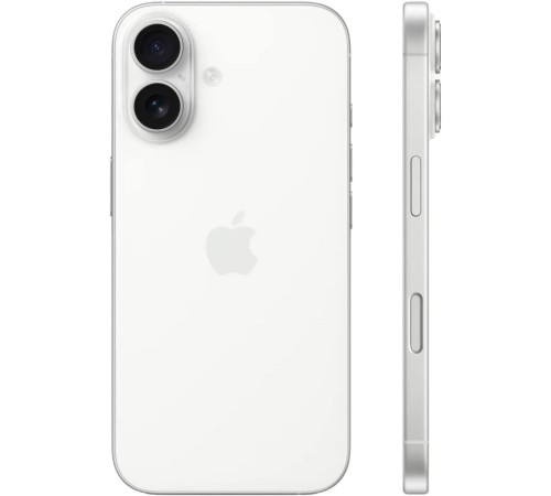 Смартфон Apple iPhone 16 128GB White (MYE93)