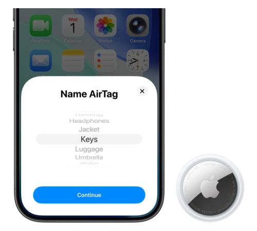 Брелок для поиска вещей Apple AirTag 2nd Gen 4 pack (MFEA4)